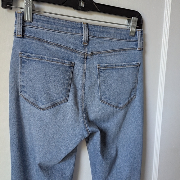 L'Agence Marguerite High Rise Skinny Jeans Size 26 Cascade Wash Stretch Denim - Picture 5 of 10